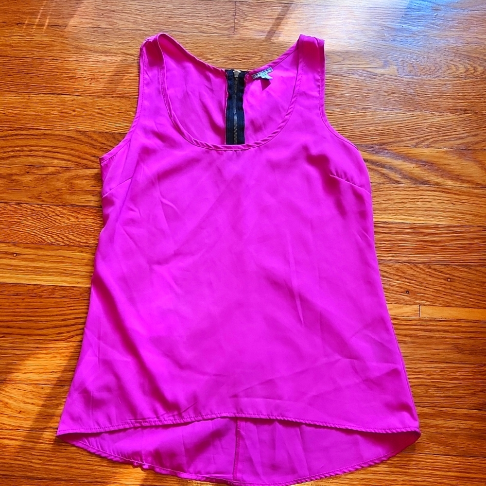 Fuschia/ Hot Pink Sleeveless Top